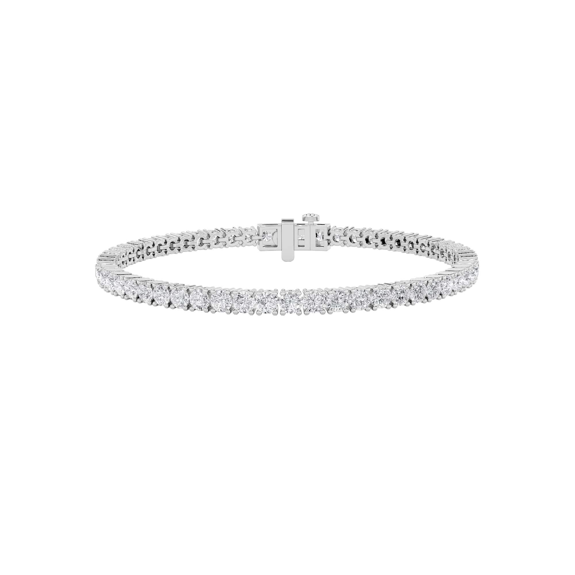 Round Lab Diamond Classic Tennis Bracelet