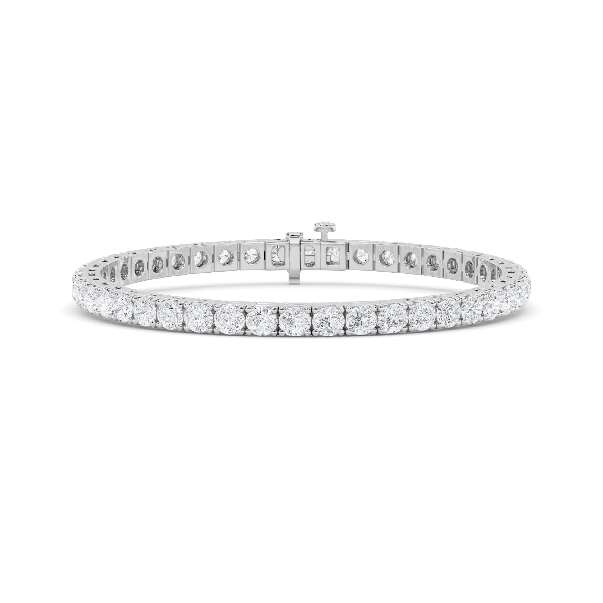 Configuration shown: 14K White Gold, 8.0000 ct total diamond weight.