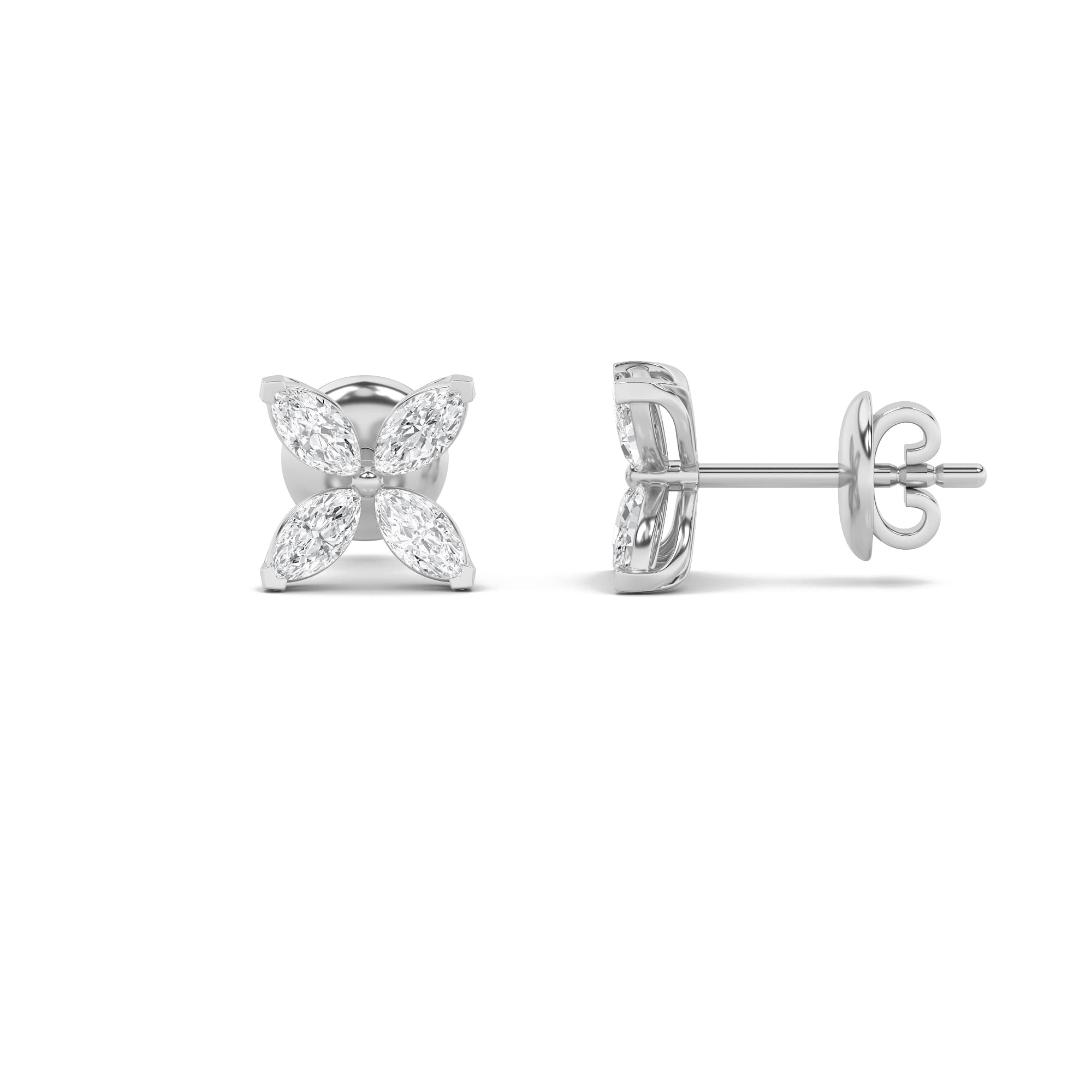 Configuration shown: 10K White Gold, 2.0000 ct total diamond weight.