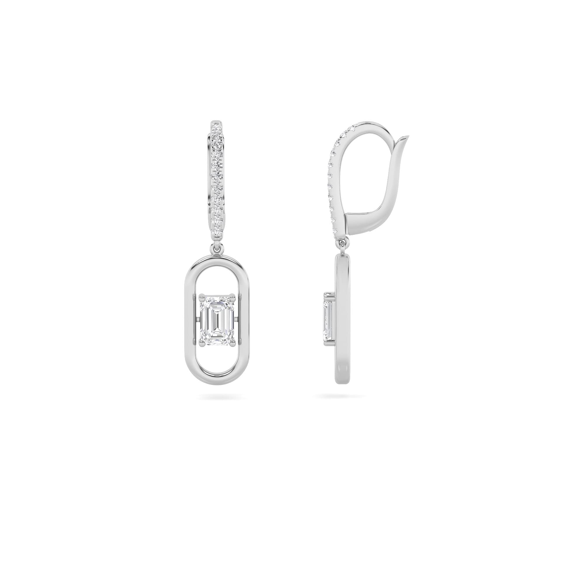 Configuration shown: 14K White Gold, 1.0000 ct total diamond weight.