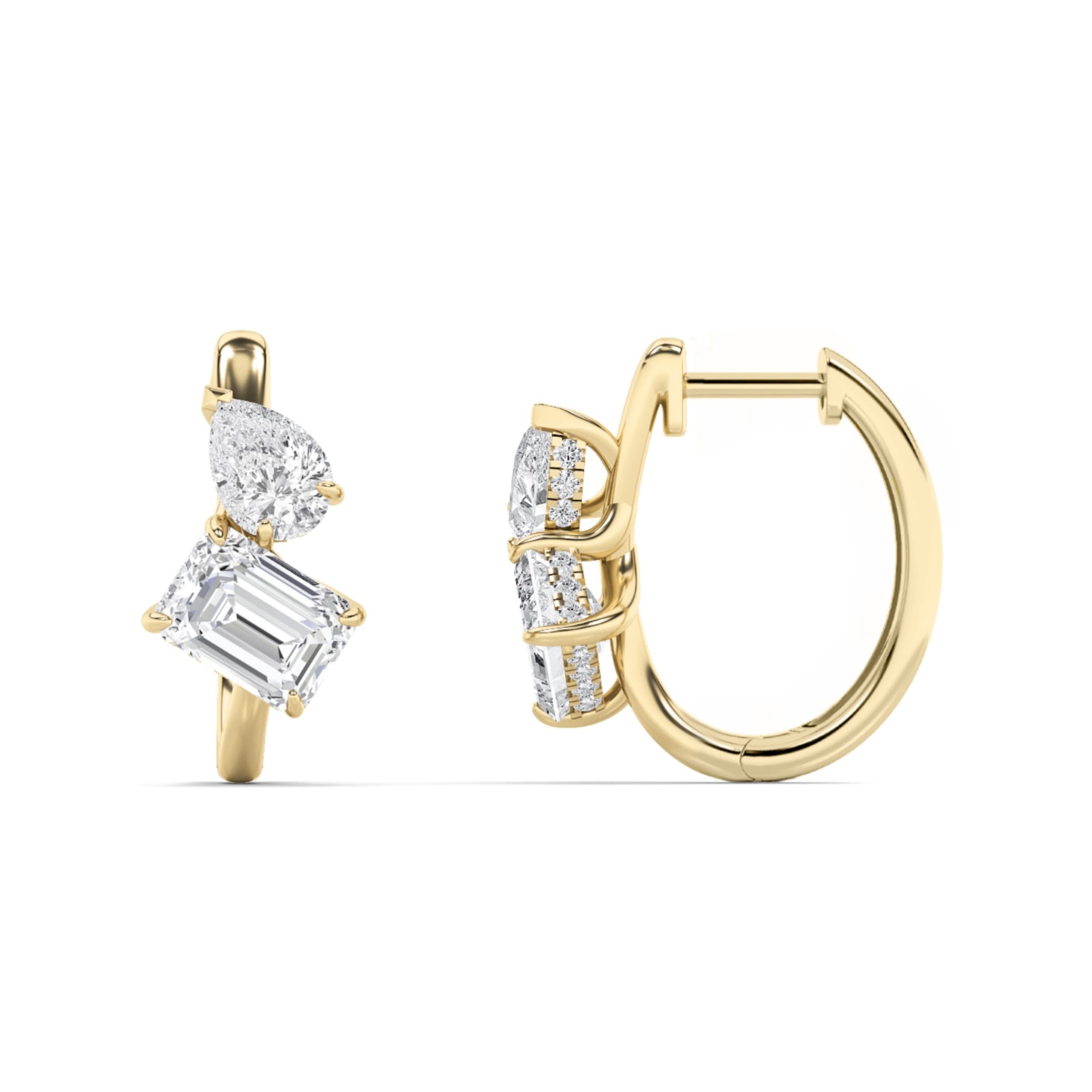 Configuration shown: 14K Yellow Gold, 3.0000 ct total diamond weight.