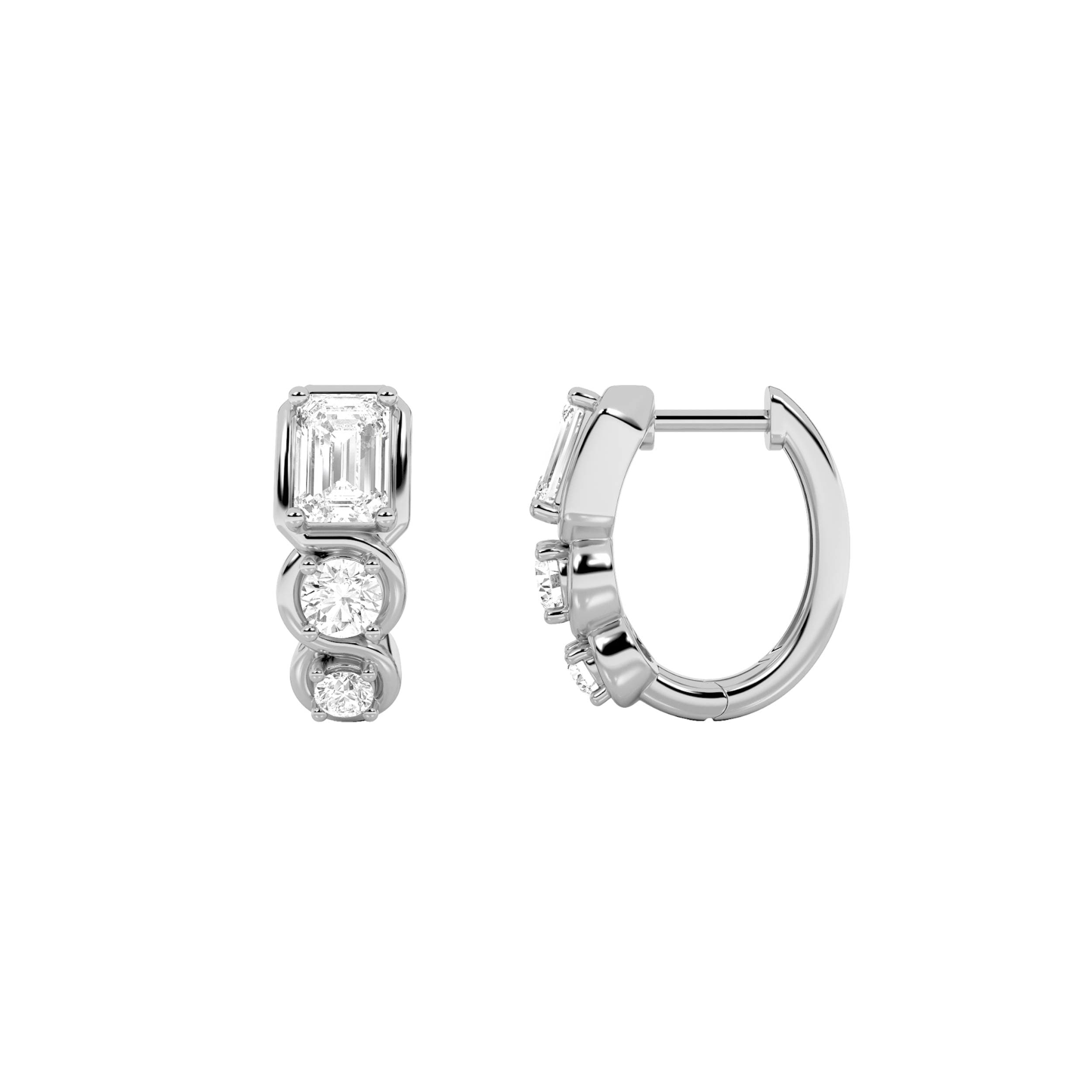 Configuration shown: 14K White Gold, 2.5000 ct total diamond weight.