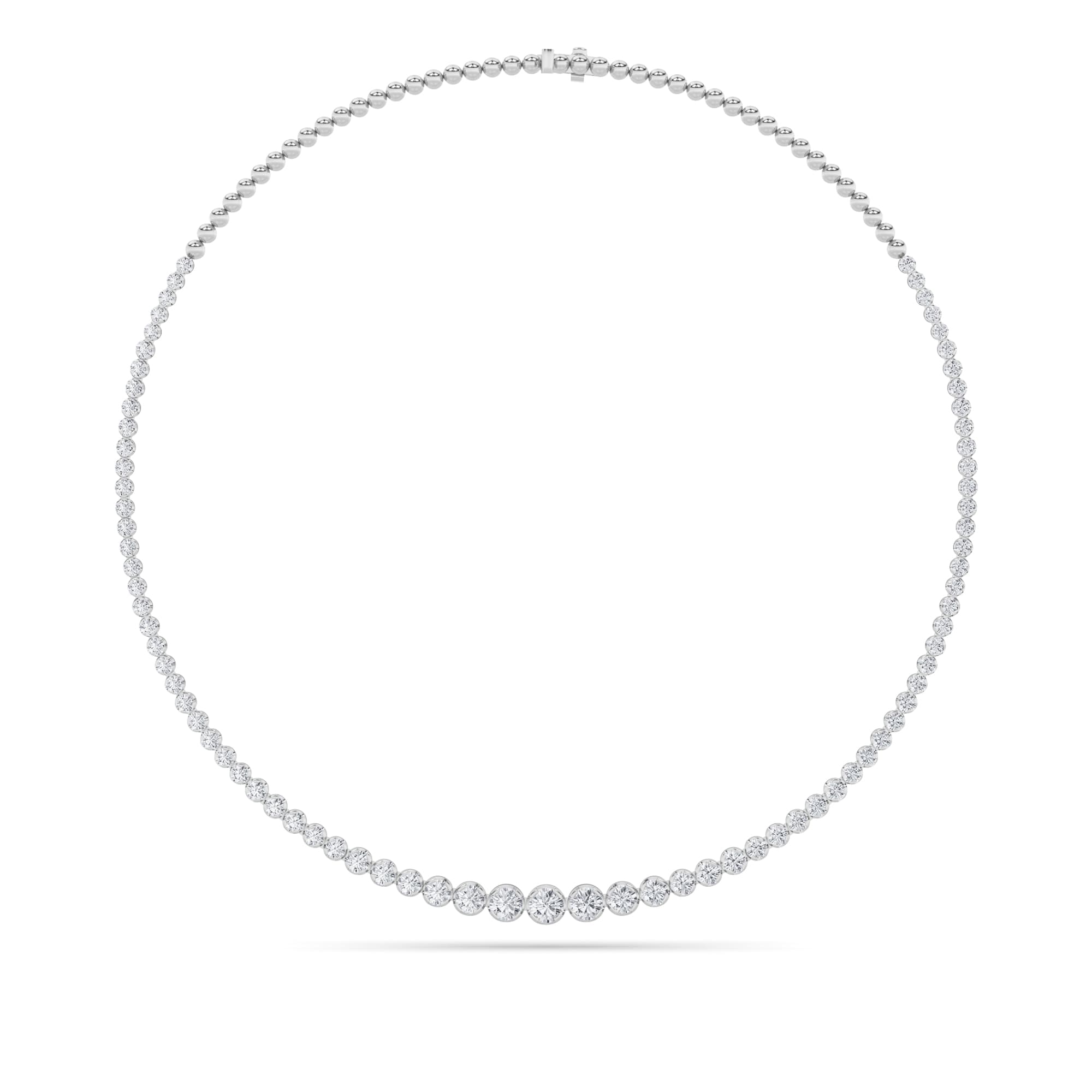 Configuration shown: 14K White Gold, 7.0000 ct total diamond weight.