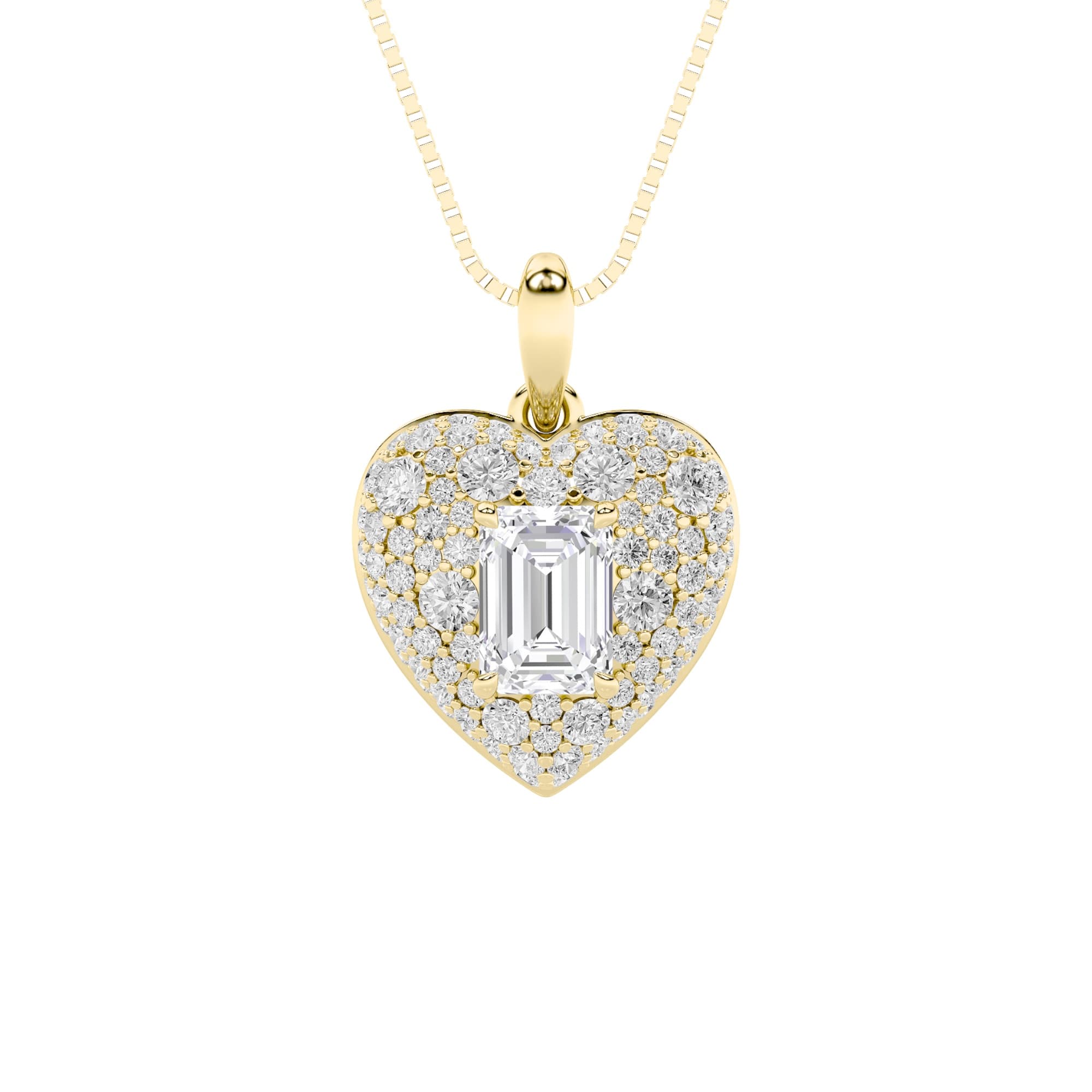 Configuration shown: 14K Yellow Gold, 2.0000 ct total diamond weight.
