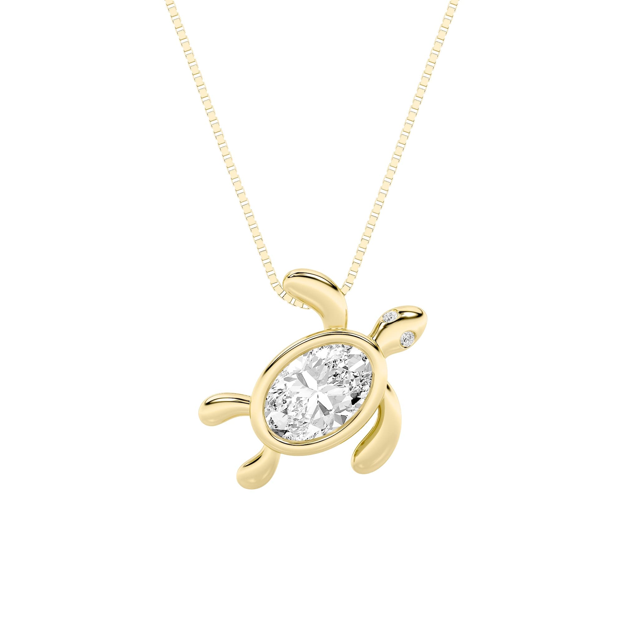 Configuration shown: 18K Yellow Gold, 0.0000 ct total diamond weight.