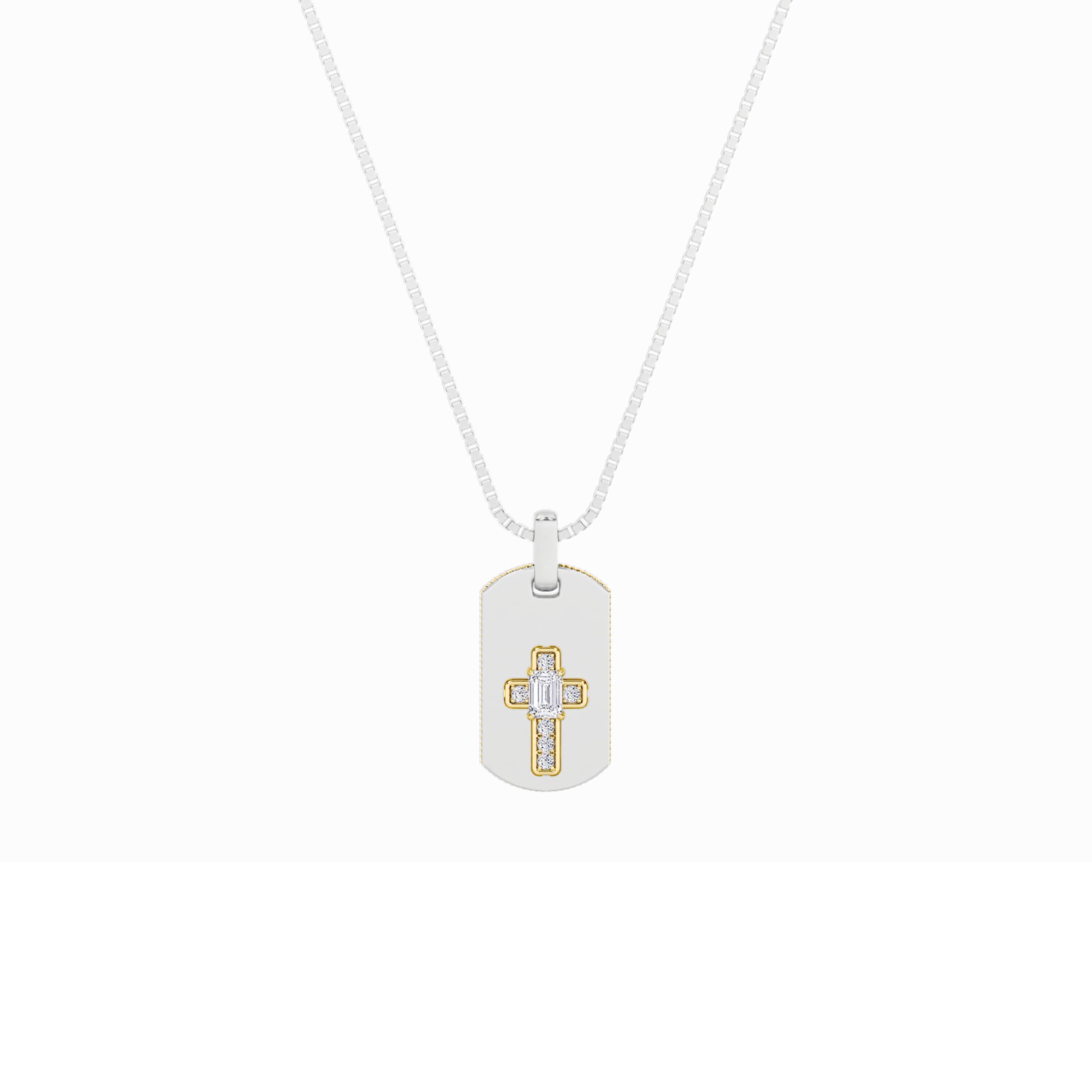 Configuration shown: 14K White Gold, 1.0000 ct total diamond weight.