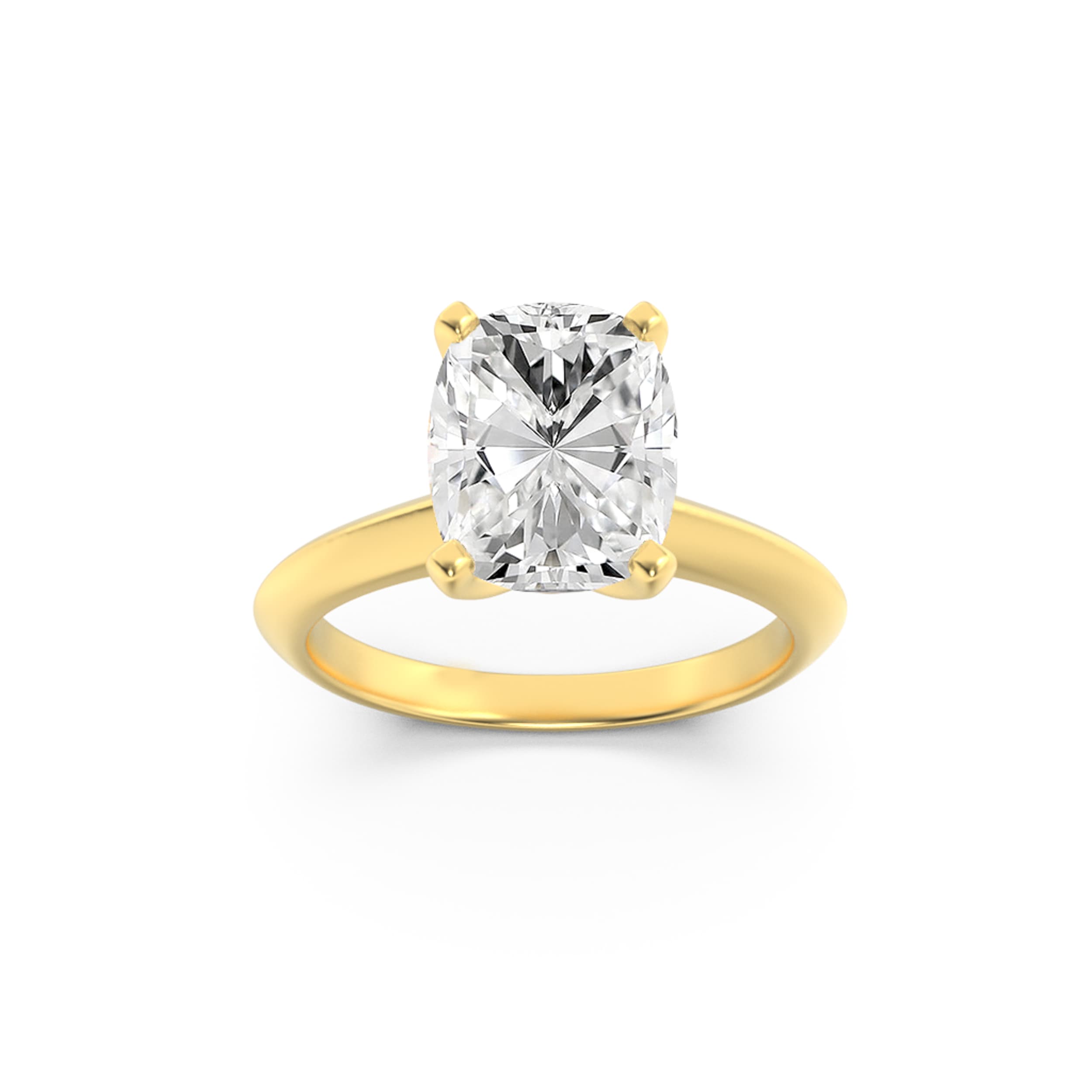 Configuration shown: 14K Yellow Gold, 1.0000 ct total diamond weight.