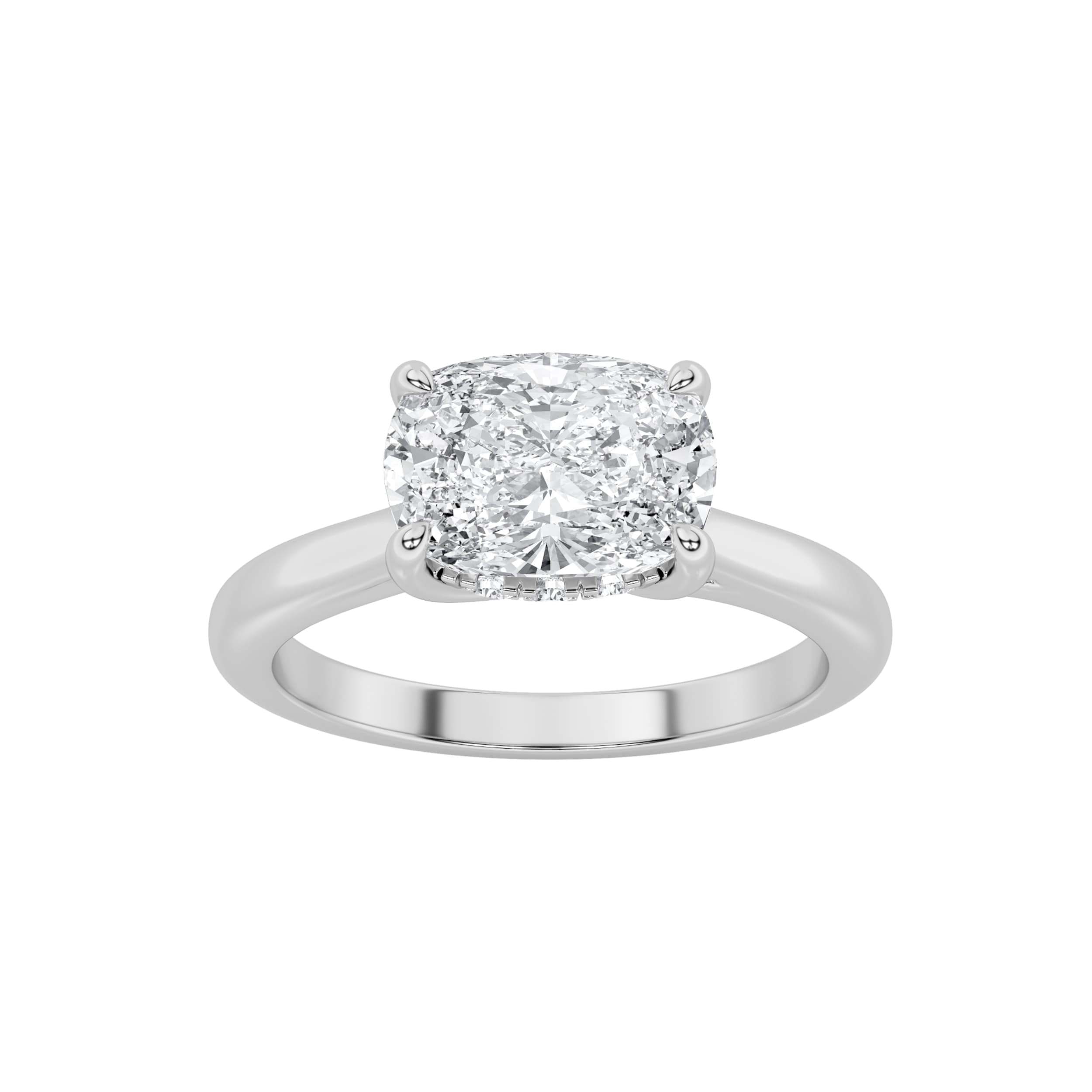 Configuration shown: 14K White Gold, 1.5000 ct total diamond weight.