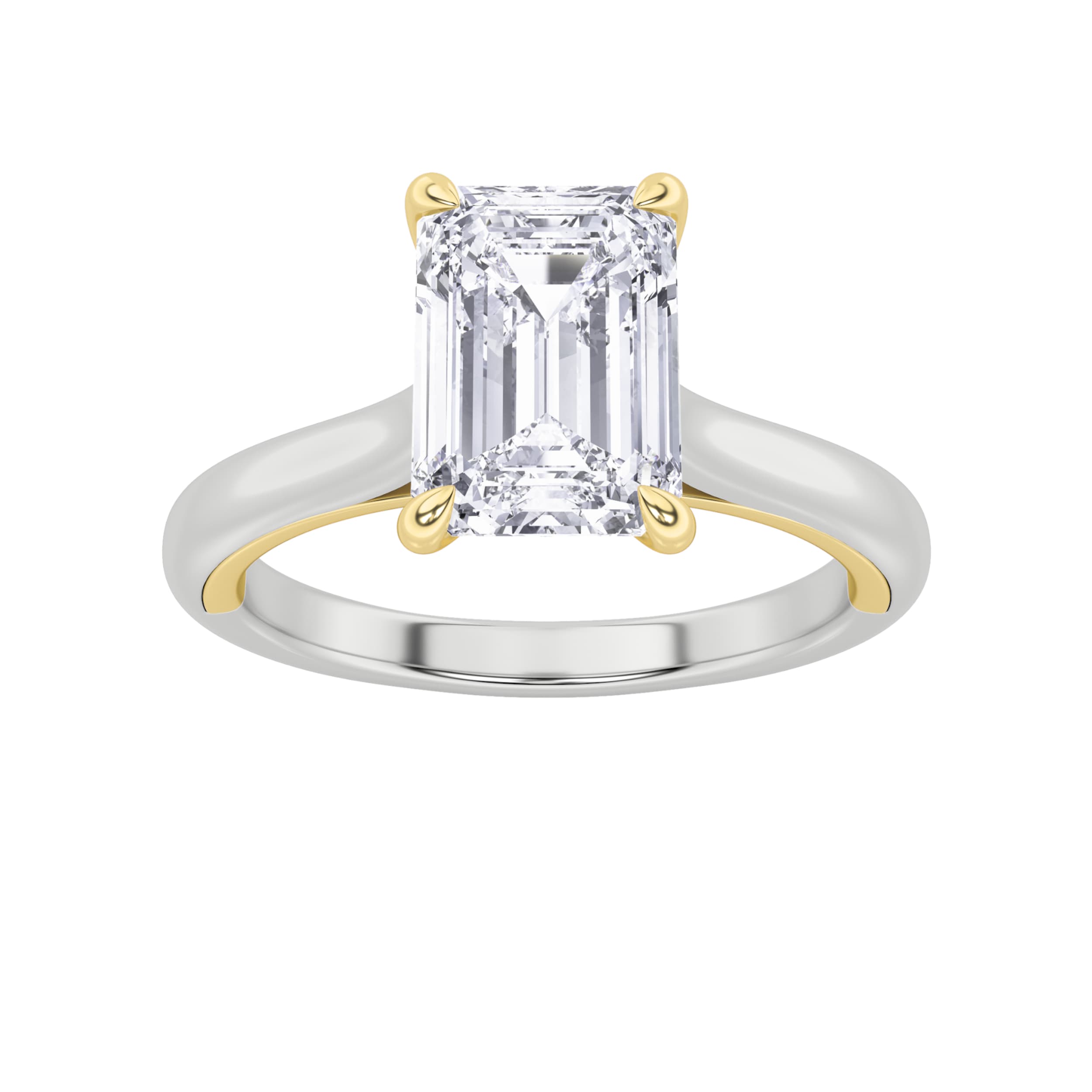 Configuration shown: 14K White Gold, 2.0000 ct total diamond weight.