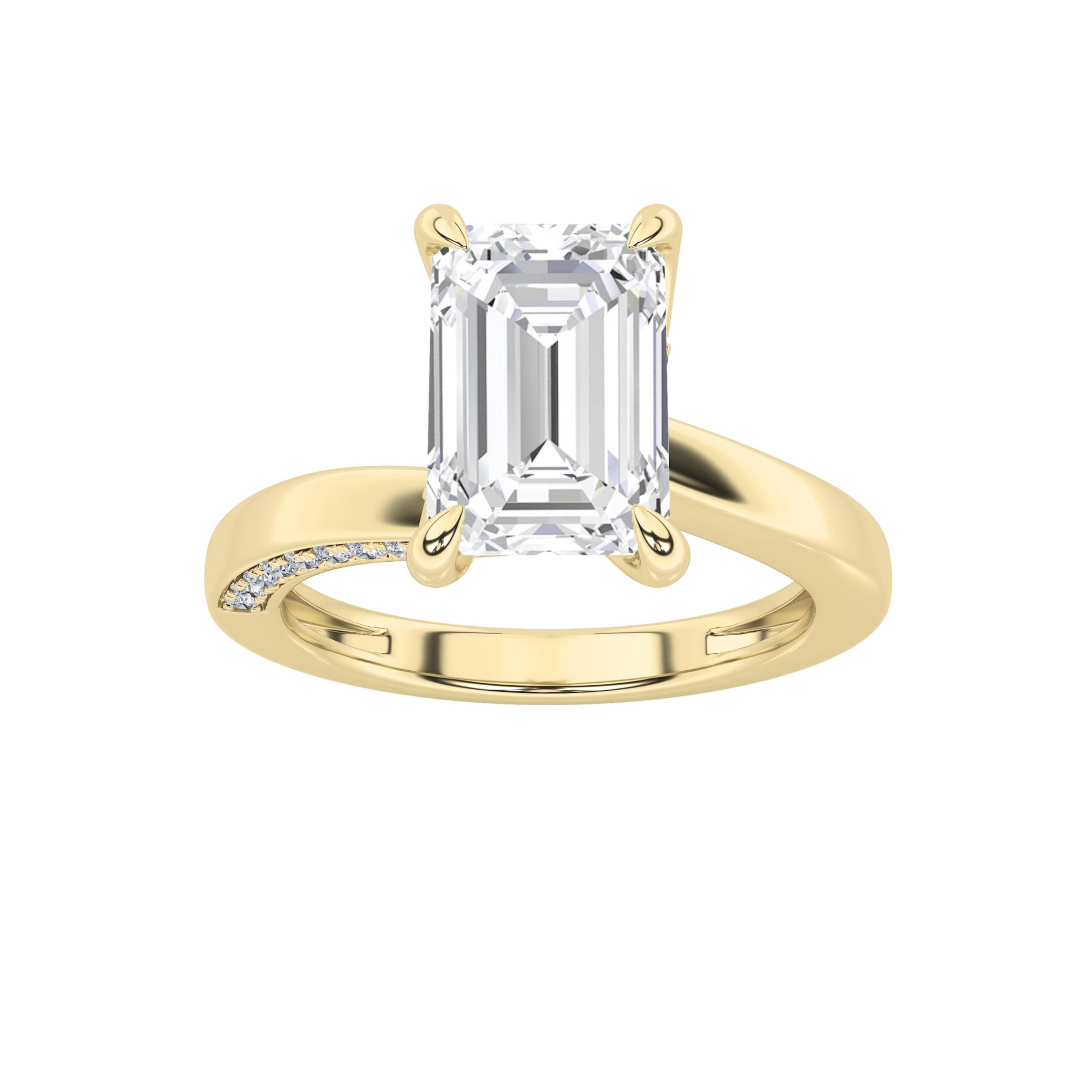 Configuration shown: 14K Yellow Gold, 2.5000 ct total diamond weight.