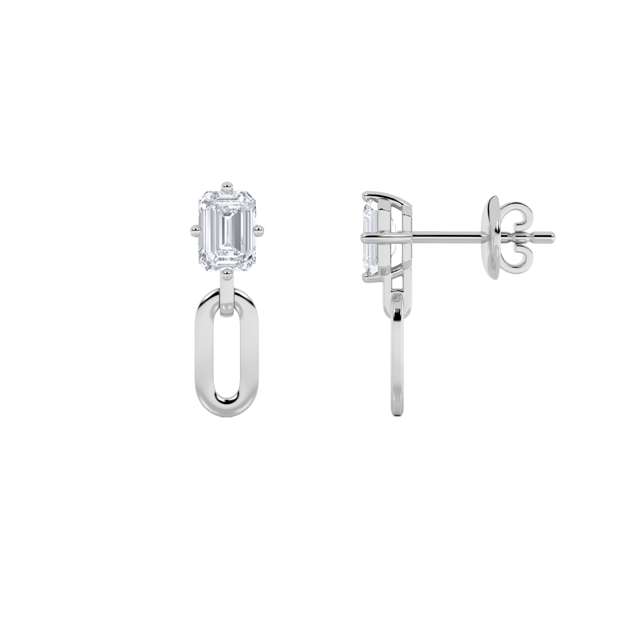 Configuration shown: 14K White Gold, 1.0000 ct total diamond weight.