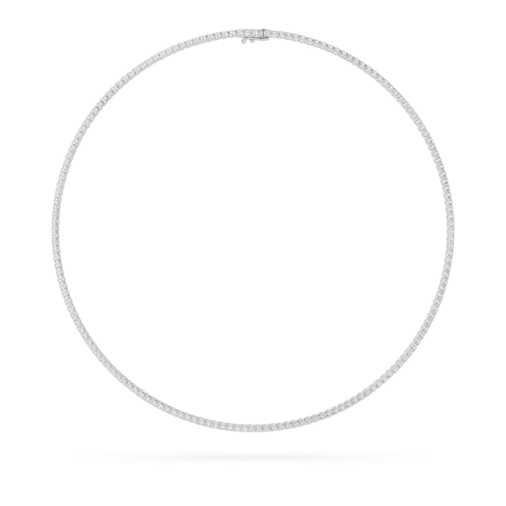 Configuration shown: 14K White Gold, 10.0000 ct total diamond weight.