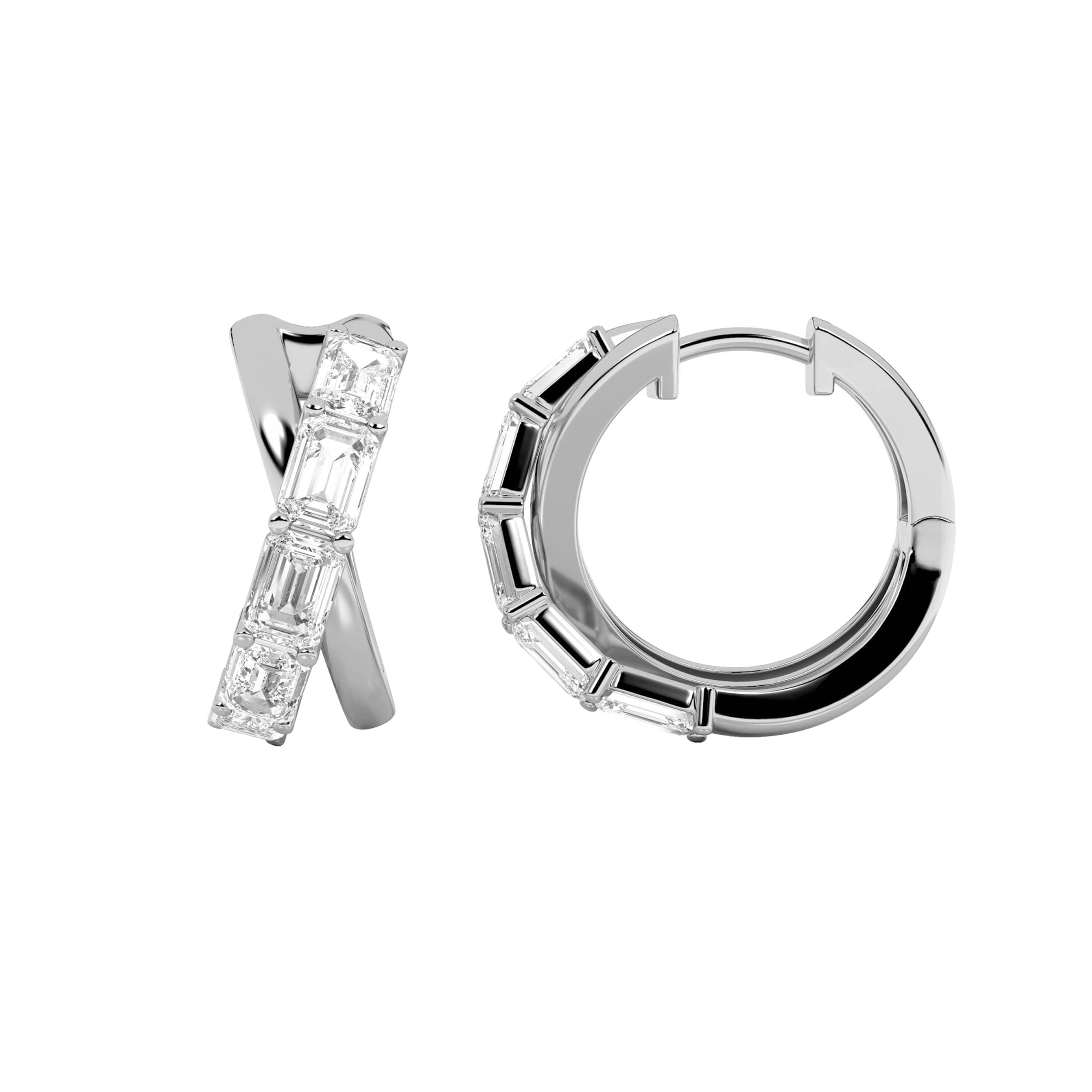 Configuration shown: 14K White Gold, 3.0000 ct total diamond weight.