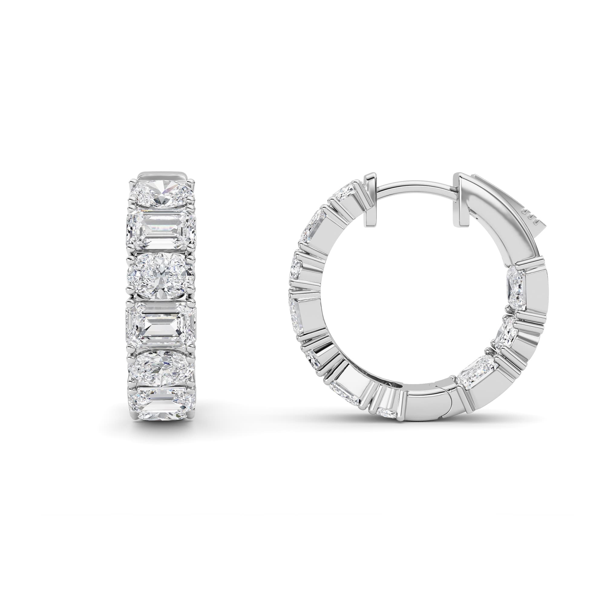Configuration shown: 14K White Gold, 5.0000 ct total diamond weight.