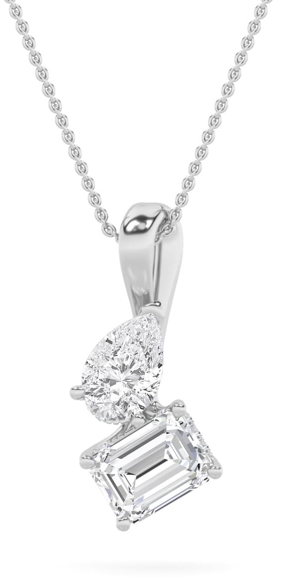 Configuration shown: 14K White Gold, 3.0000 ct total diamond weight.