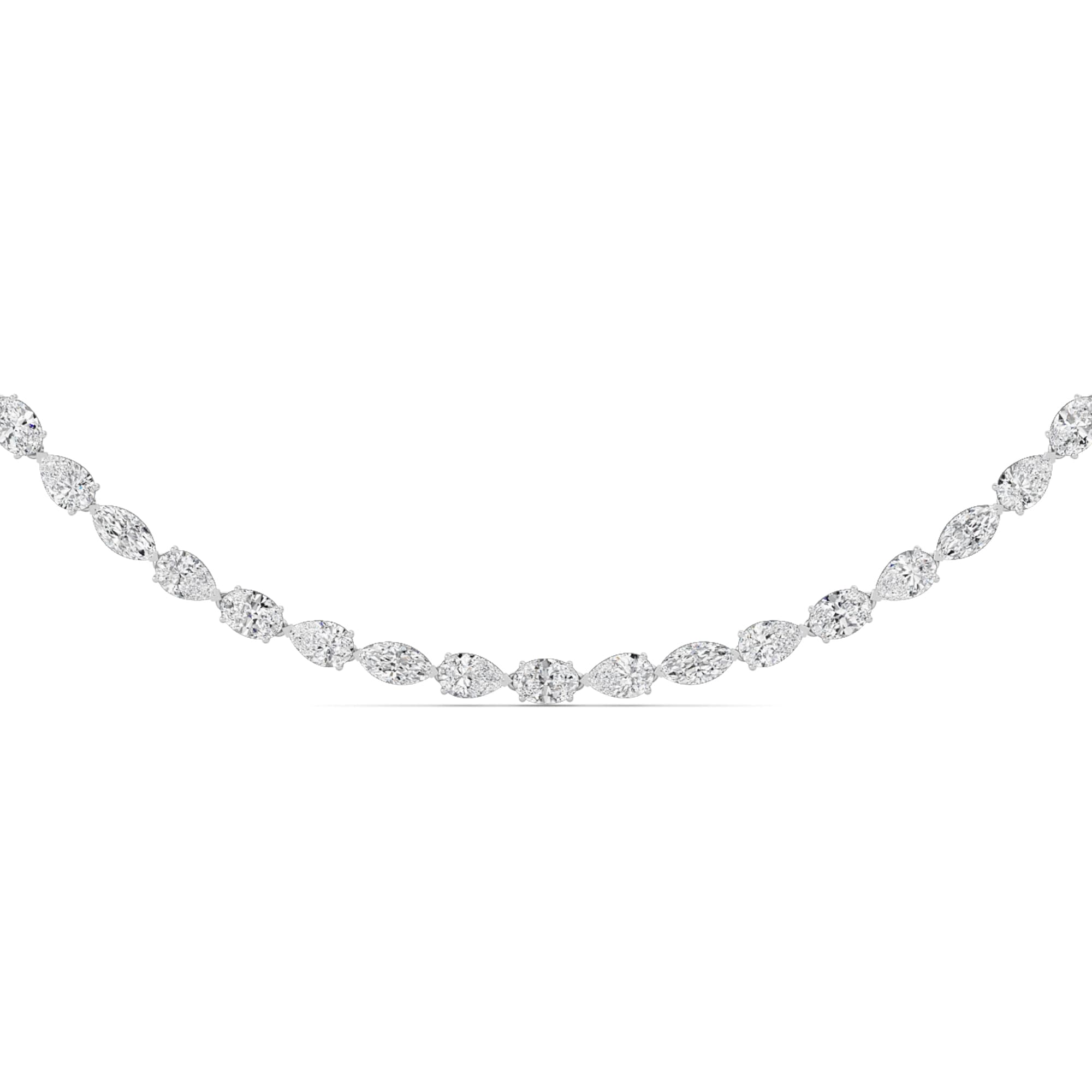 Configuration shown: 14K White Gold, 25.0000 ct total diamond weight.