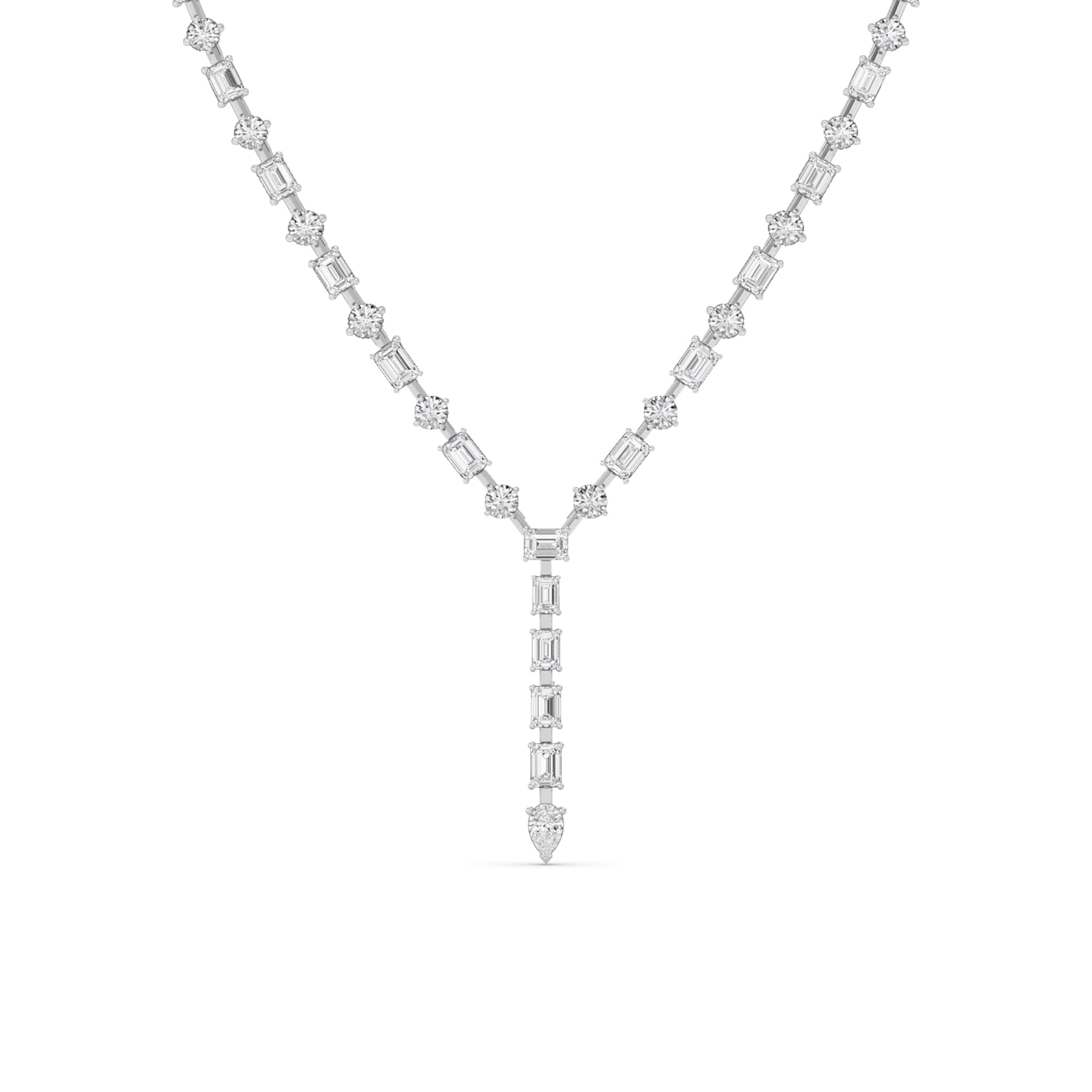 Configuration shown: 14K White Gold, 20.0000 ct total diamond weight.