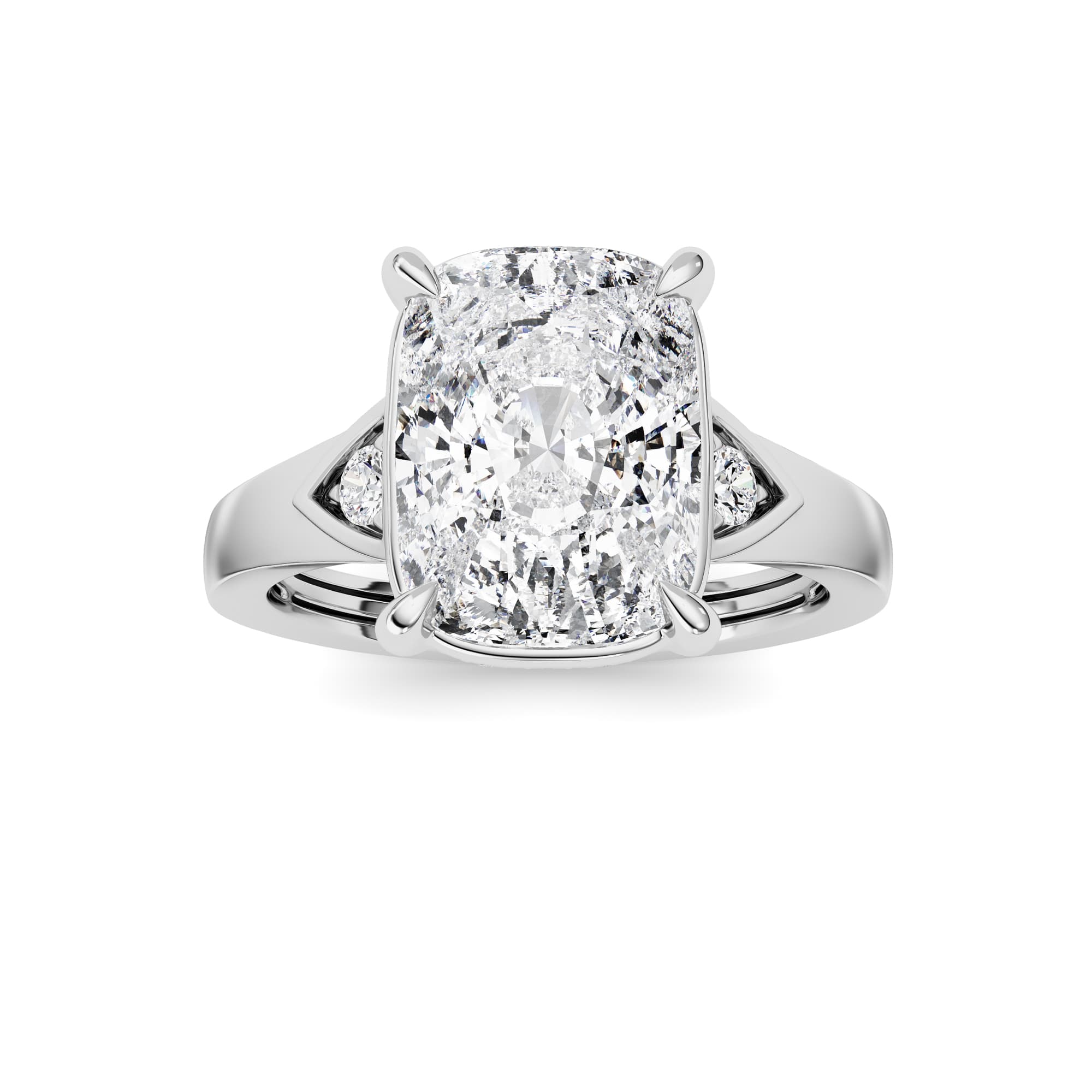 Configuration shown: 14K White Gold, 3.2500 ct total diamond weight.