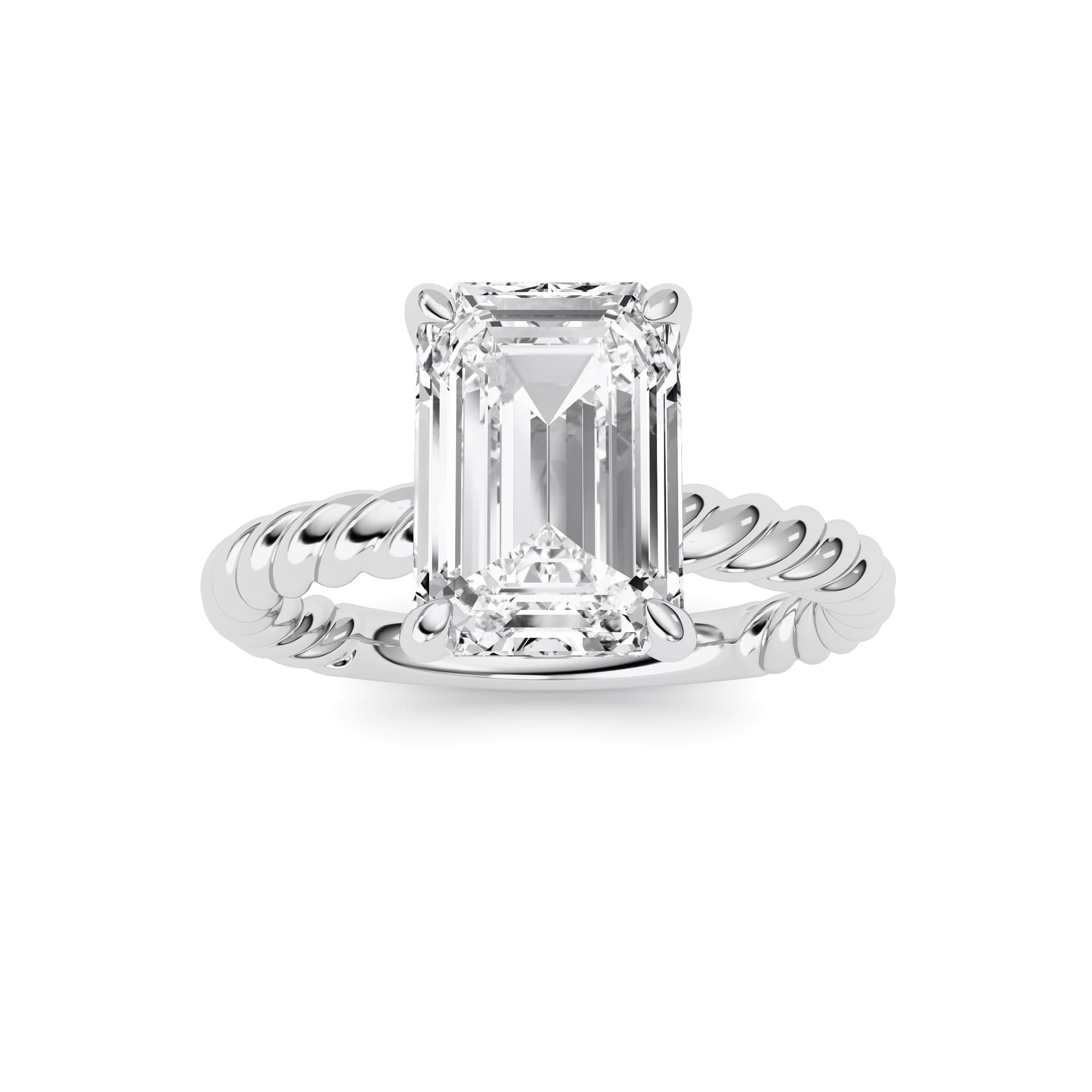 Configuration shown: 14K White Gold, 3.0000 ct total diamond weight.