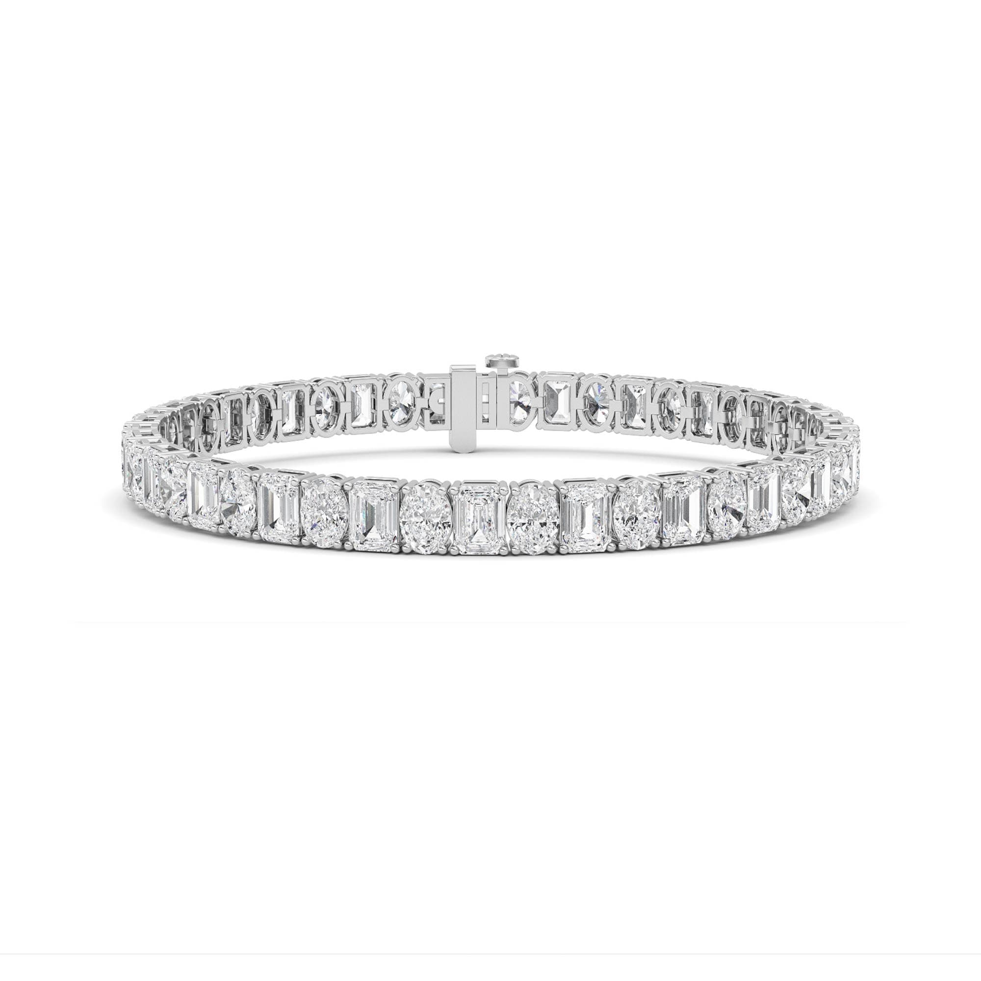 Configuration shown: 14K White Gold, 15.0000 ct total diamond weight.