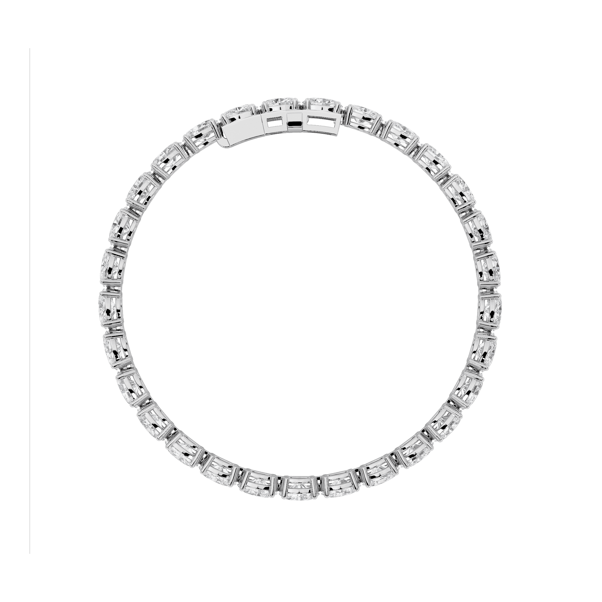 Configuration shown: 14K White Gold, 5.0000 ct total diamond weight.