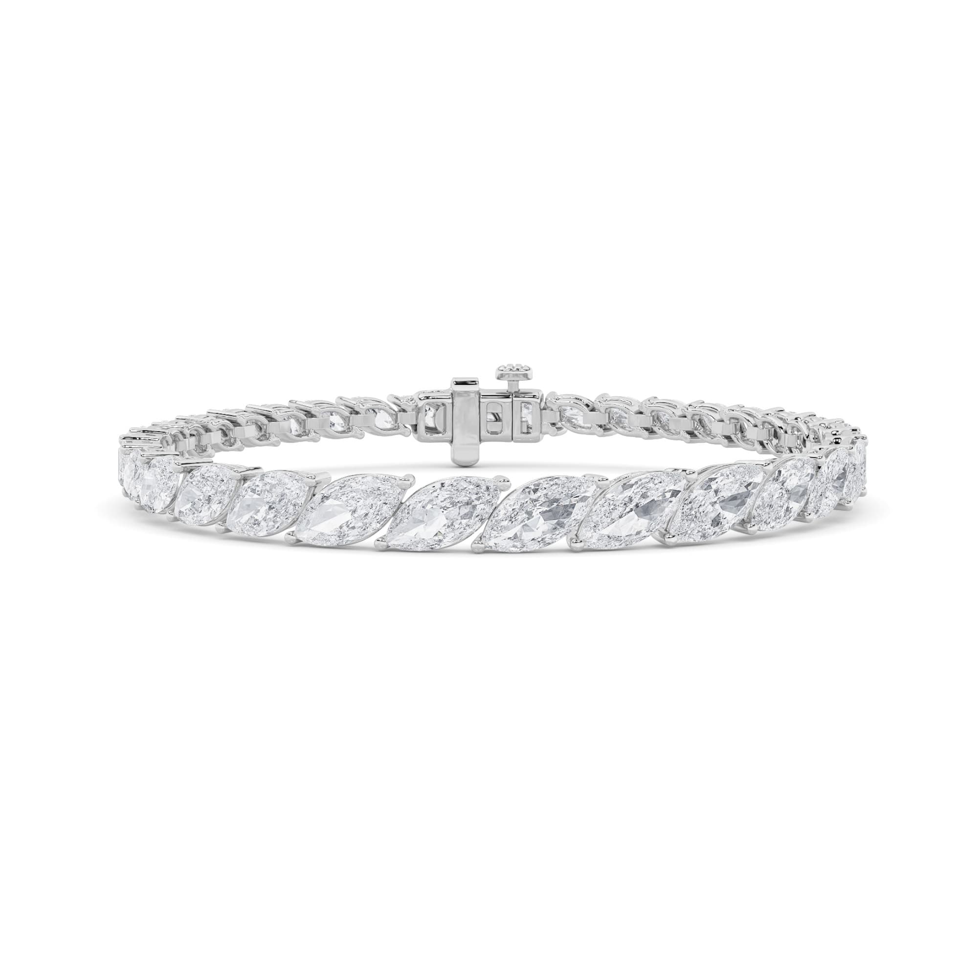 Configuration shown: 14K White Gold, 13.5000 ct total diamond weight.