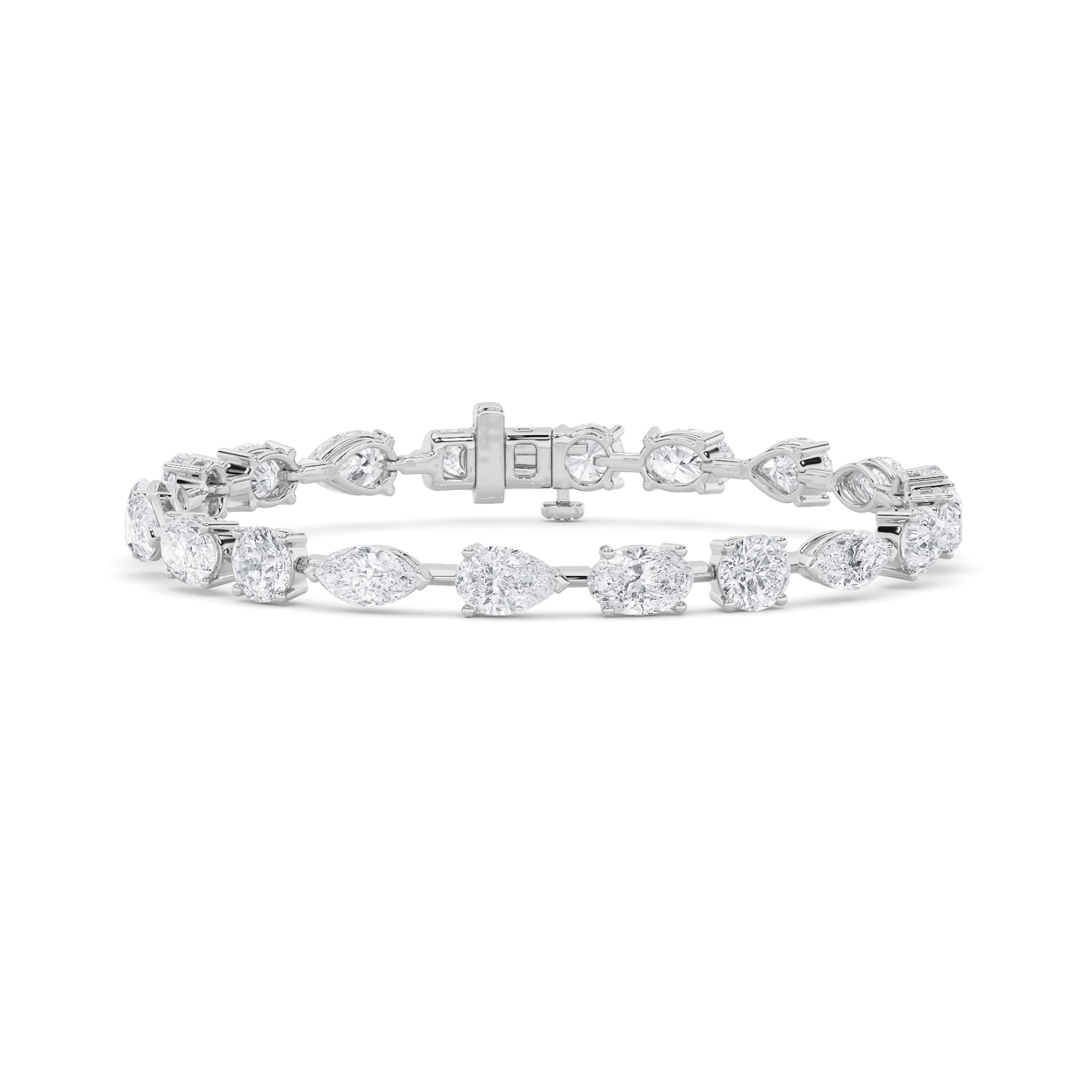 Configuration shown: 14K White Gold, 5.0000 ct total diamond weight.