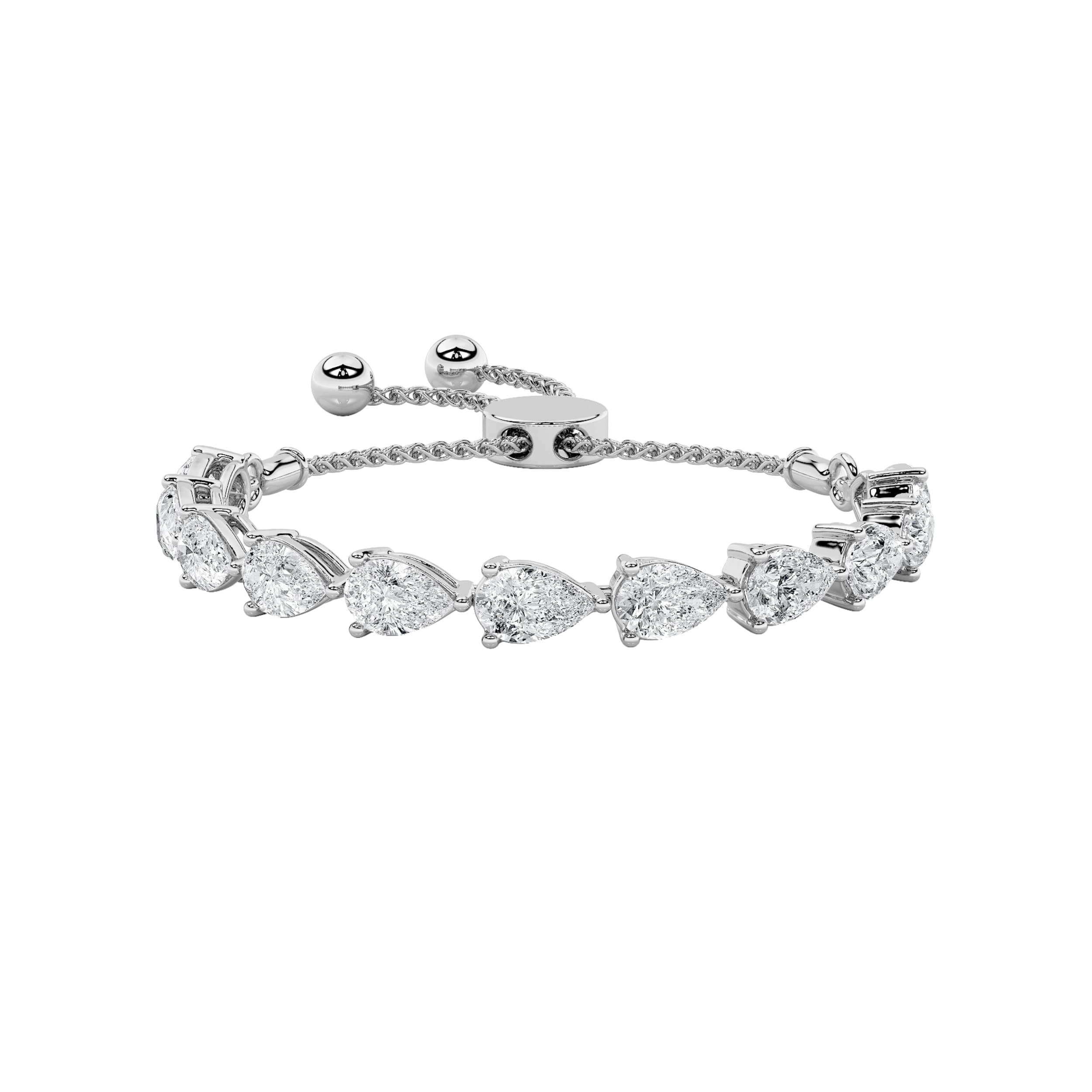 Configuration shown: 14K White Gold, 3.5000 ct total diamond weight.