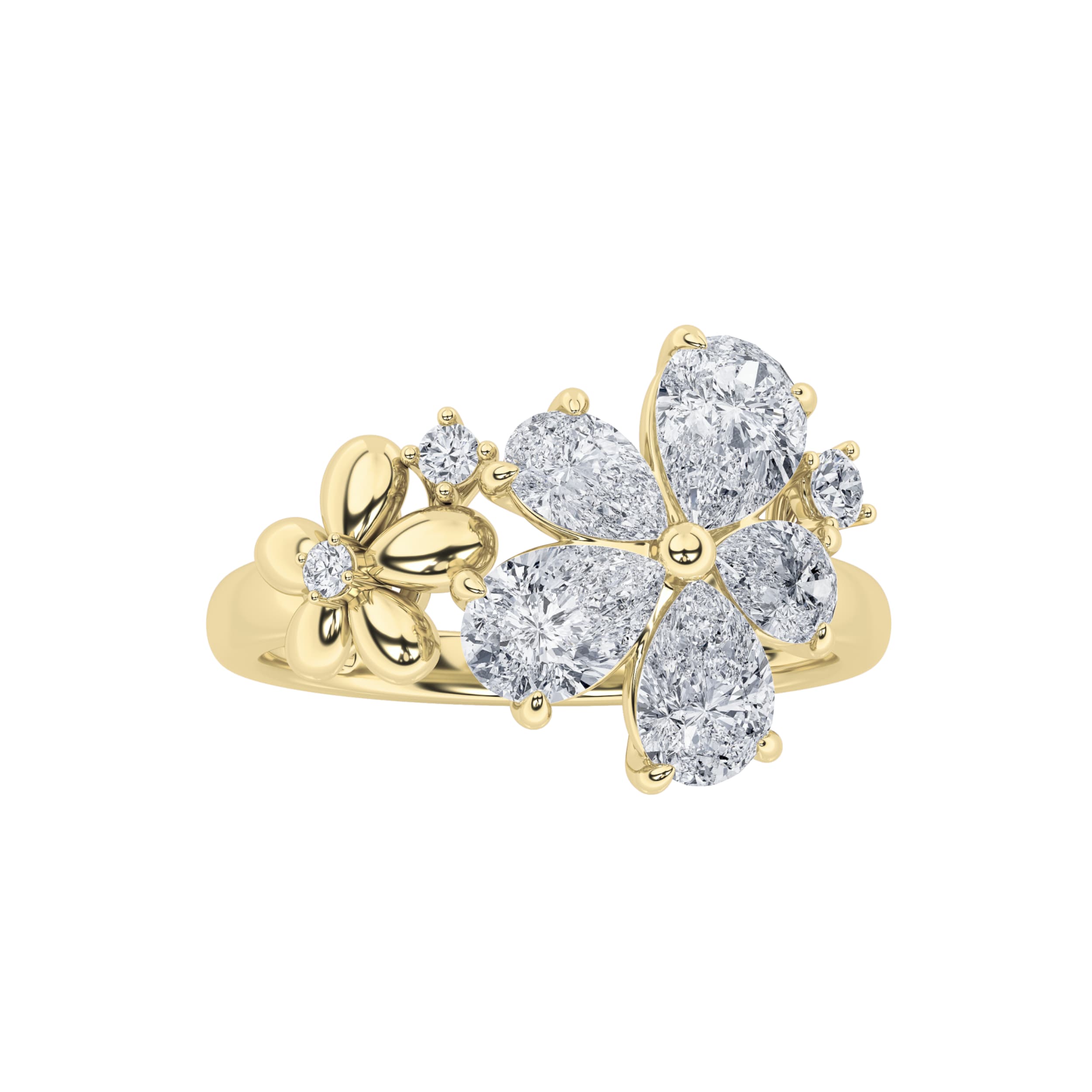 Configuration shown: 14K Yellow Gold, 5.5000 ct total diamond weight.