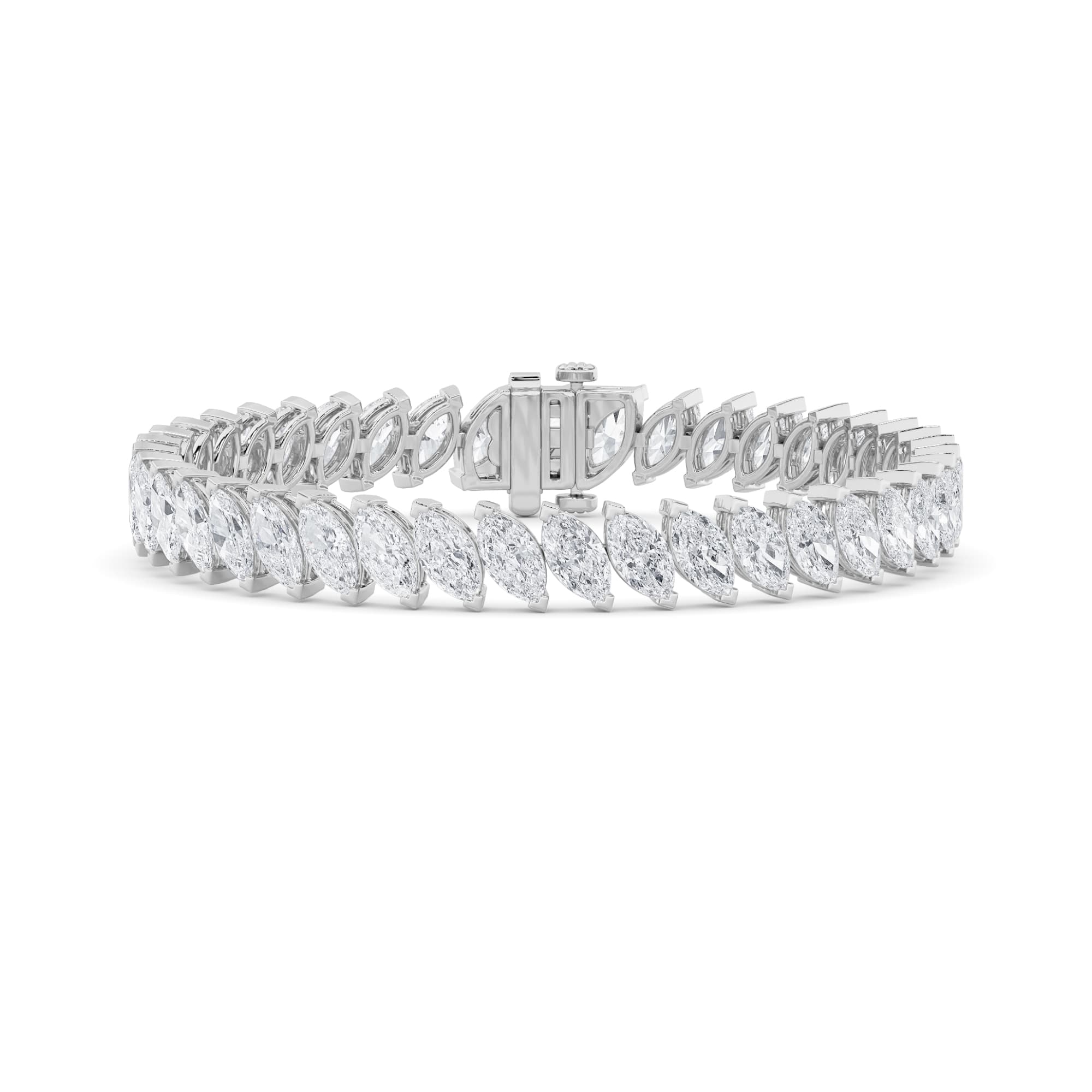 Configuration shown: 14K White Gold, 16.5000 ct total diamond weight.