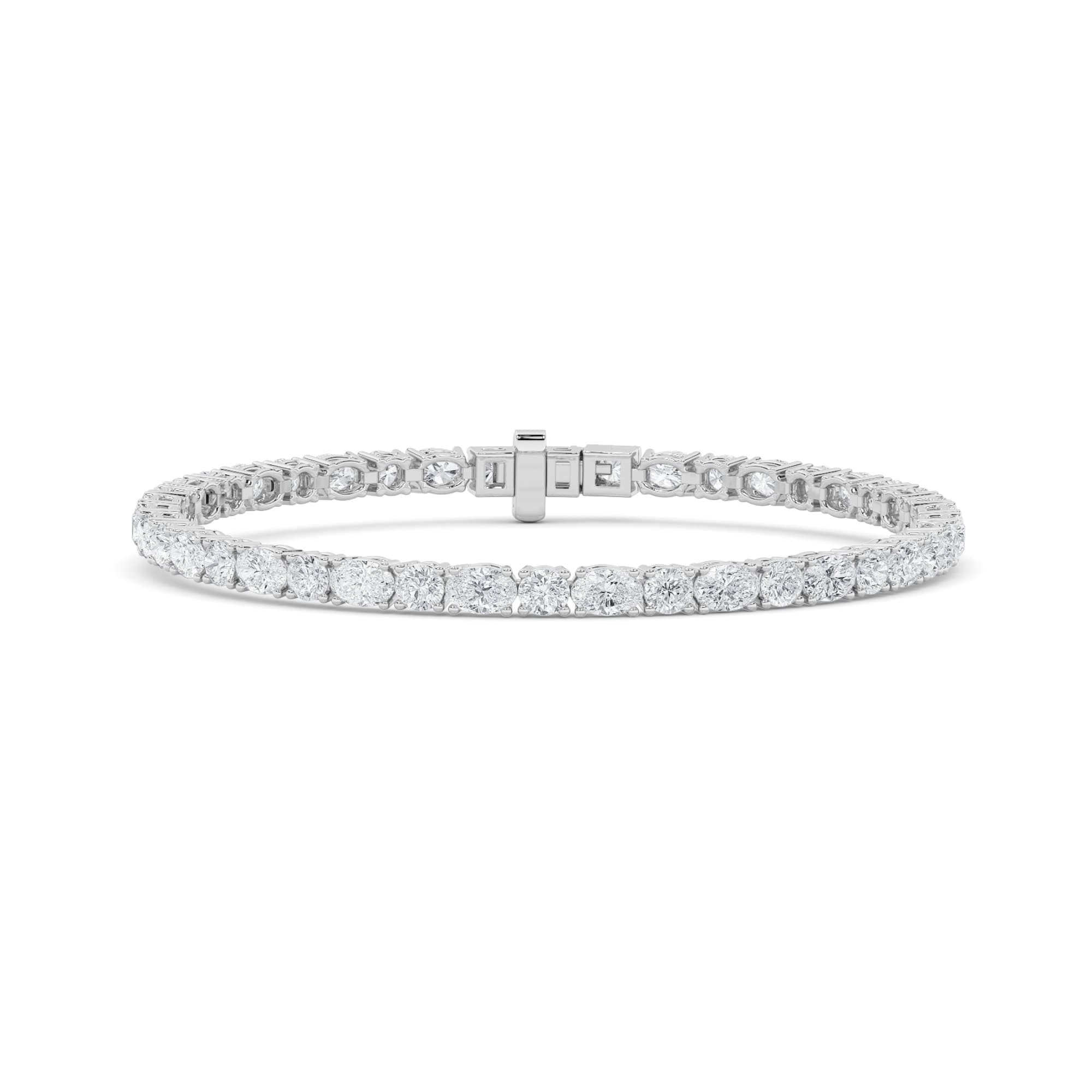Configuration shown: 14K White Gold, 6.7500 ct total diamond weight.