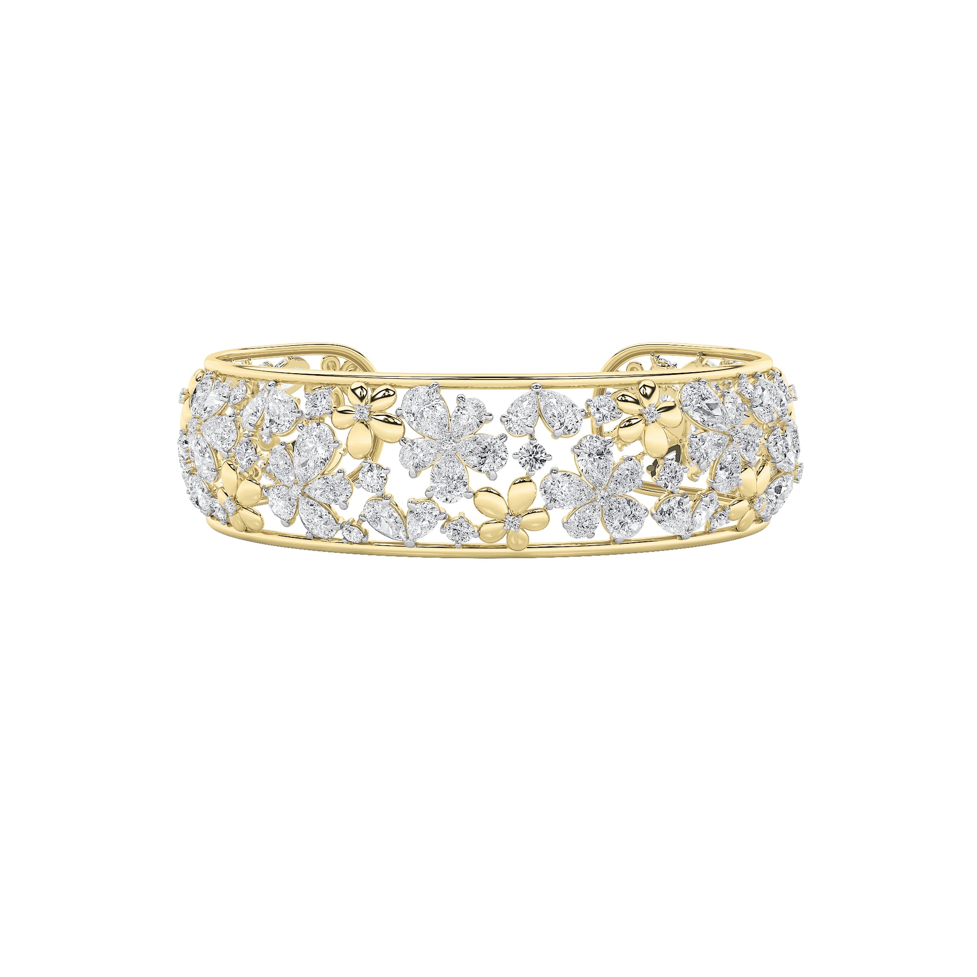 Configuration shown: 14K Yellow Gold, 23.5000 ct total diamond weight.